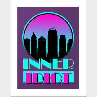 Cincinnati Vice Silhouette Posters and Art